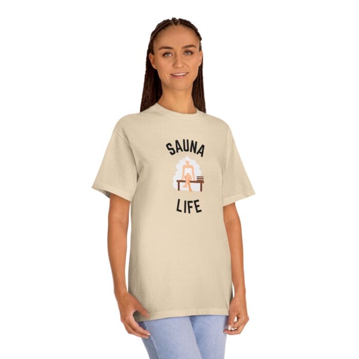 "Sauna Life" | American Apparel Sauna Shirt | Unisex Classic Tee - Image 7