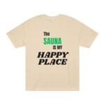 "The Sauna Is My Happy Place" | American Apparel Sauna Shirt | Unisex Classic Tee - Image 2
