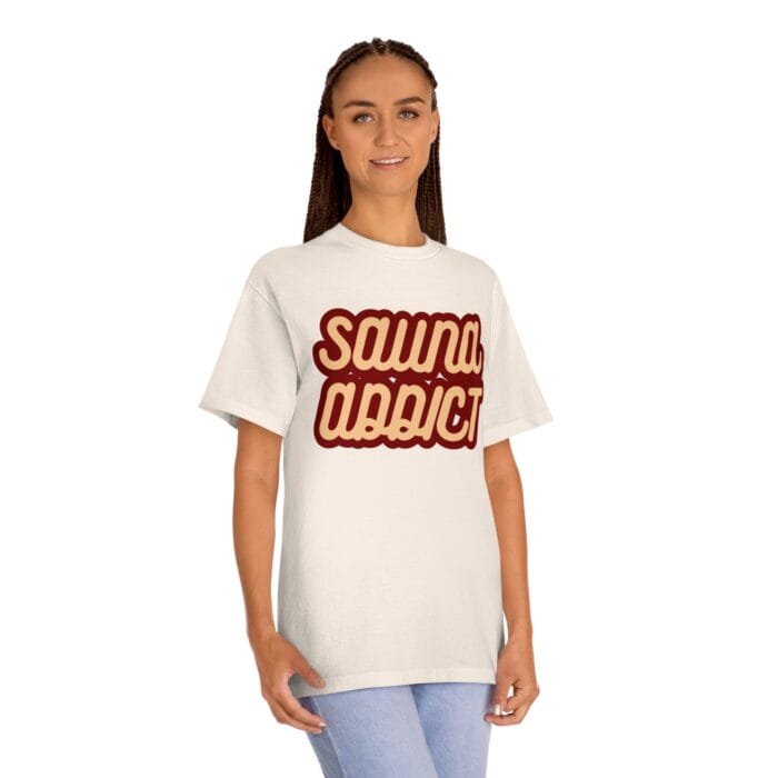 "Sauna Addict" | American Apparel Sauna Shirt | Unisex Classic Tee - Image 9