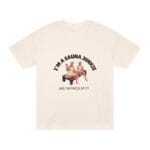 "I'm A Sauna Junkie" | American Apparel Sauna Shirt | Unisex Classic Tee - Image 3