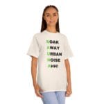 "Soak Away Urban Noise Ahh" | American Apparel Sauna Shirt | Unisex Classic Tee - Image 9