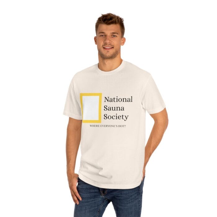 "National Sauna Society" | American Apparel Sauna Shirt | Unisex Classic Tee - Image 10