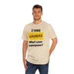 "I Take Saunas What's Your Superpower" | American Apparel Sauna Shirt | Unisex Classic Tee - Image 8