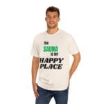 "The Sauna Is My Happy Place" | American Apparel Sauna Shirt | Unisex Classic Tee - Image 10
