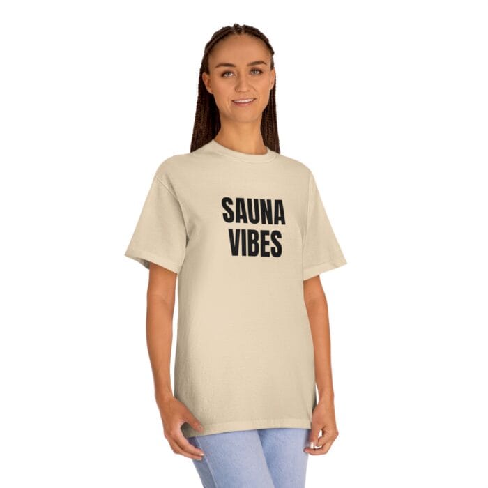 "Sauna Vibes" | American Apparel Sauna Shirt | Unisex Classic Tee - Image 7