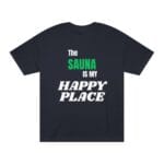 "The Sauna Is My Happy Place" | American Apparel Sauna Shirt | Unisex Classic Tee - Image 4