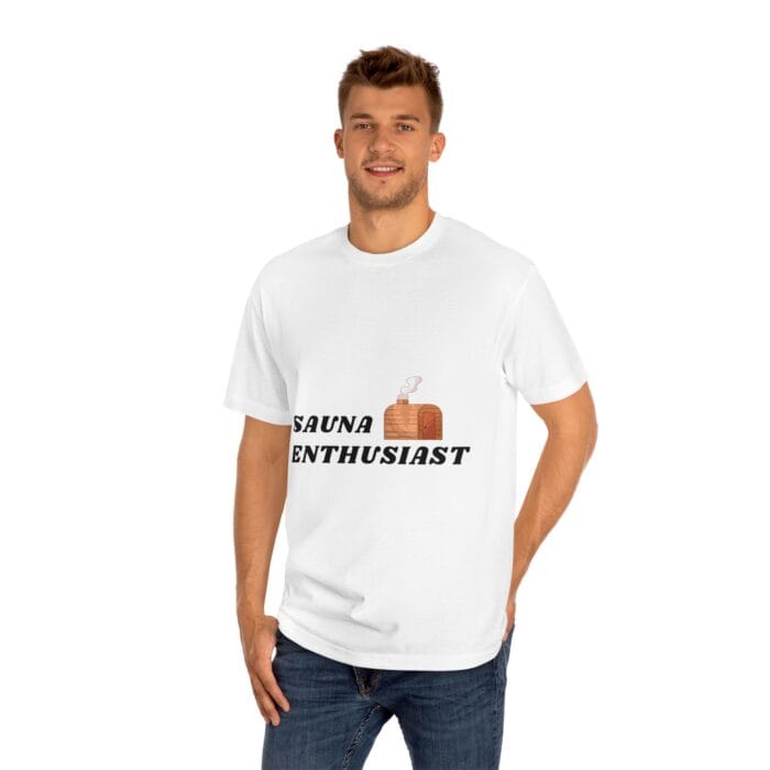 "Sauna Enthusiast" | American Apparel Sauna Shirt | Unisex Classic Tee - Image 6