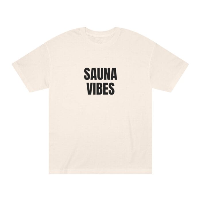 "Sauna Vibes" | American Apparel Sauna Shirt | Unisex Classic Tee - Image 3