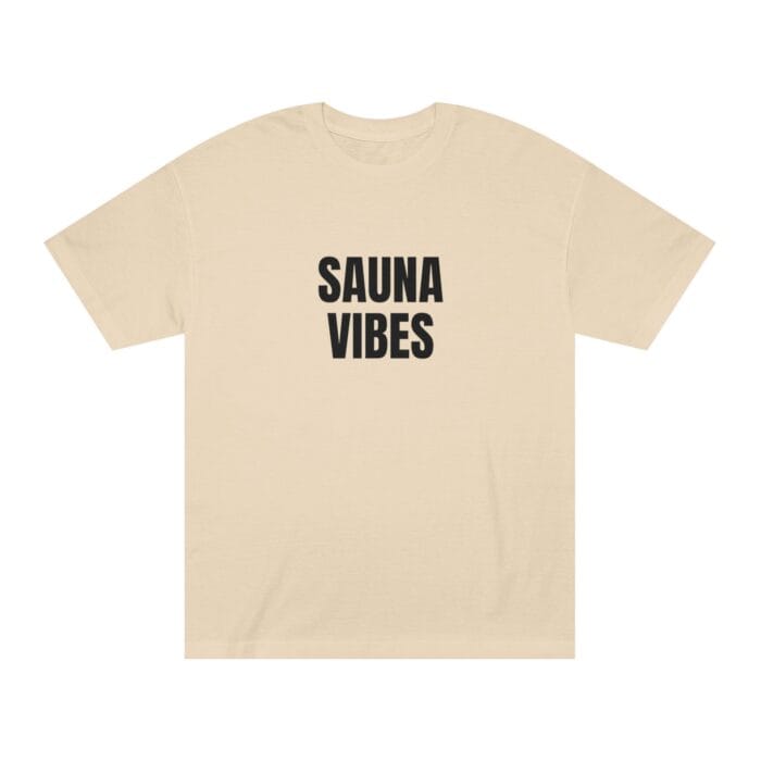 "Sauna Vibes" | American Apparel Sauna Shirt | Unisex Classic Tee - Image 2