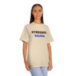 "Stressed Sauna" | American Apparel Sauna Shirt | Unisex Classic Tee - Image 7