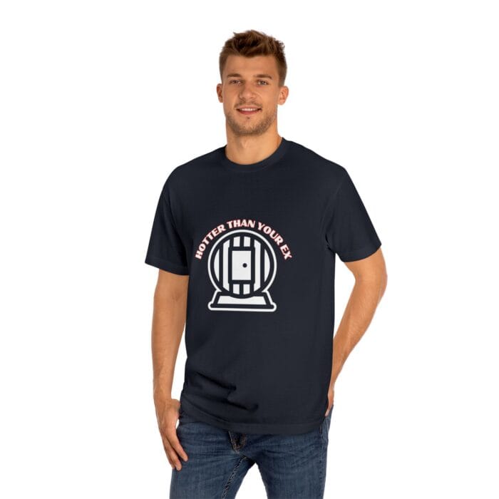 "Hotter Than Your Ex" | American Apparel Sauna Shirt | Unisex Classic Tee - Image 12