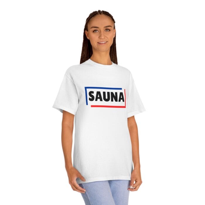 "Sauna Design" | American Apparel Sauna Shirt | Unisex Classic Tee - Image 5