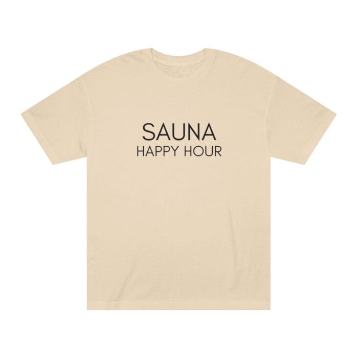 "Sauna Happy Hour" | American Apparel Sauna Shirt | Unisex Classic Tee - Image 2