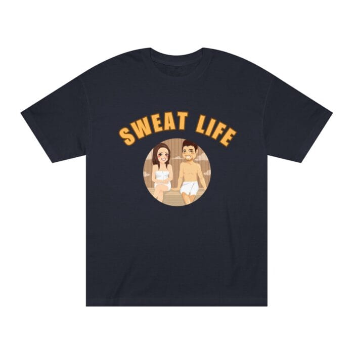 "Sweat Life" | American Apparel Sauna Shirt | Unisex Classic Tee - Image 4