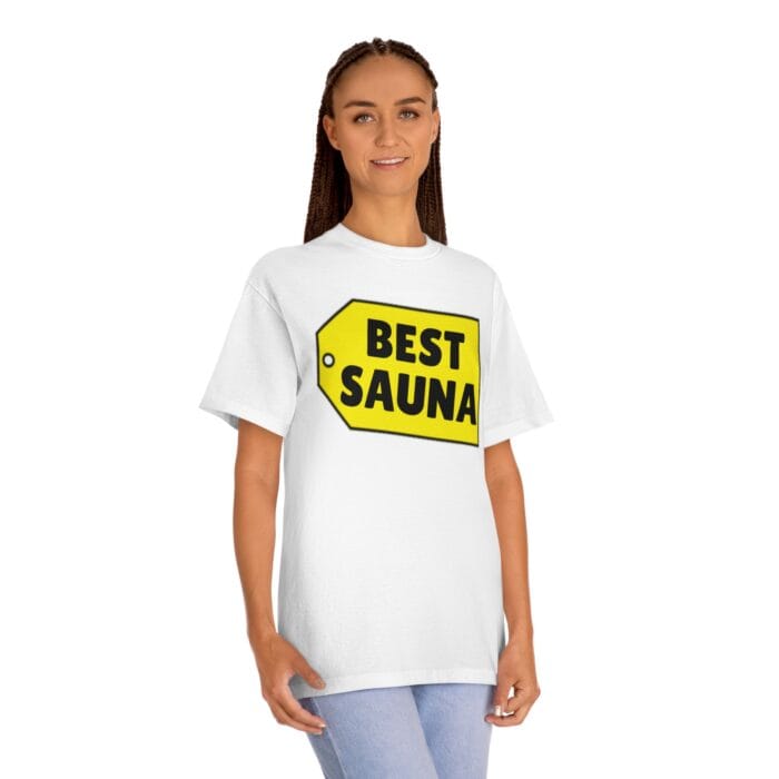 "Best Sauna" | American Apparel Sauna Shirt | Unisex Classic Tee - Image 5