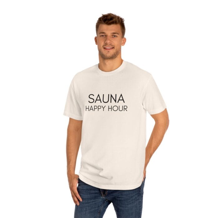 "Sauna Happy Hour" | American Apparel Sauna Shirt | Unisex Classic Tee - Image 10