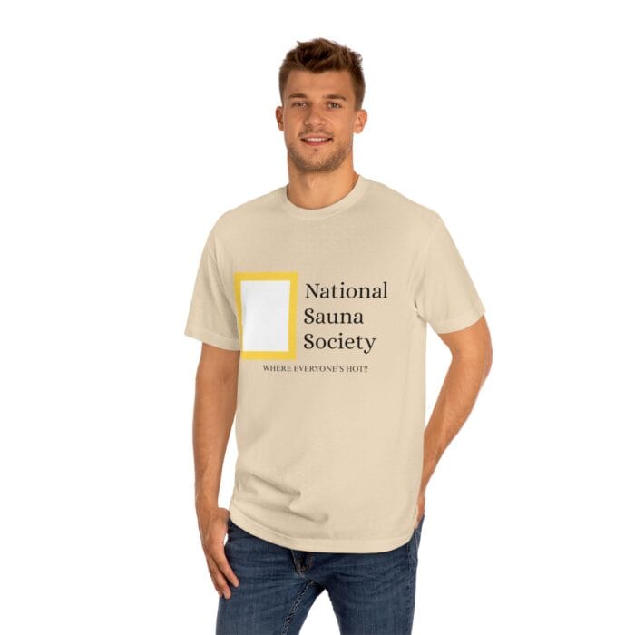 "National Sauna Society" | American Apparel Sauna Shirt | Unisex Classic Tee - Image 8