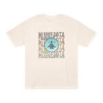 "Minnesota" | American Apparel Sauna Shirt | Unisex Classic Tee - Image 7