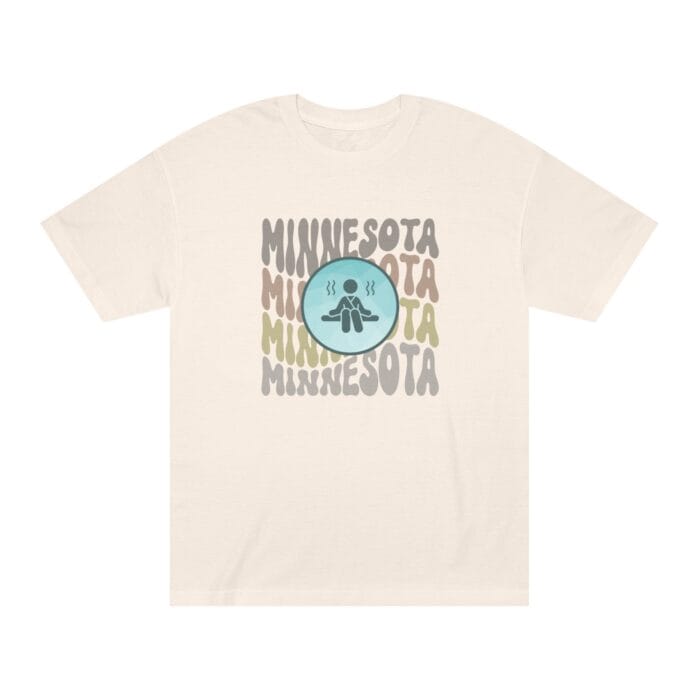 "Minnesota" | American Apparel Sauna Shirt | Unisex Classic Tee - Image 7