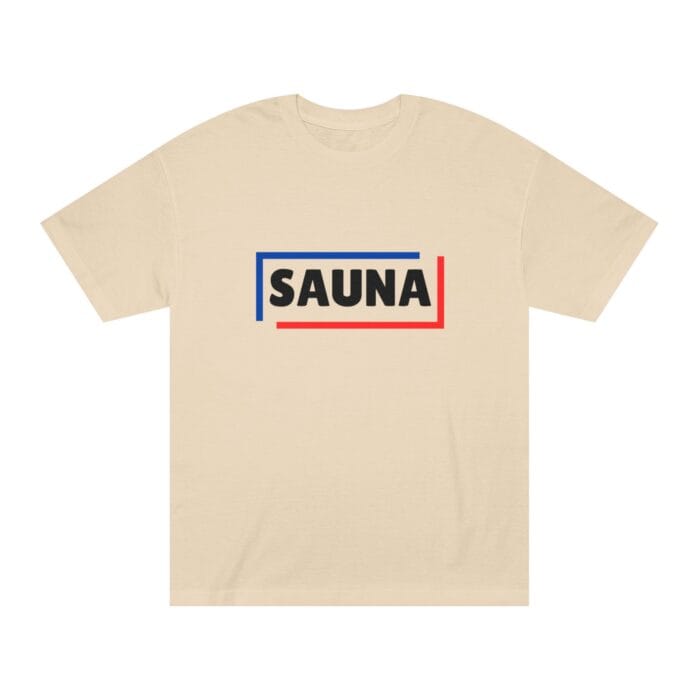 "Sauna Design" | American Apparel Sauna Shirt | Unisex Classic Tee - Image 2