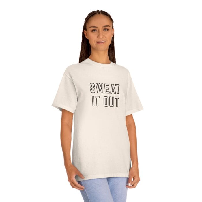 "Sweat It Out" | American Apparel Sauna Shirt | Unisex Classic Tee - Image 9