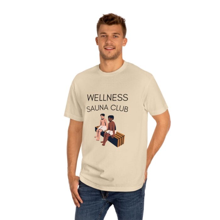 "Wellness Sauna Club" | American Apparel Sauna Shirt | Unisex Classic Tee - Image 8