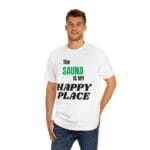 "The Sauna Is My Happy Place" | American Apparel Sauna Shirt | Unisex Classic Tee - Image 6
