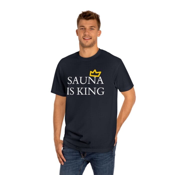 "Sauna Is King" | American Apparel Sauna Shirt | Unisex Classic Tee - Image 12