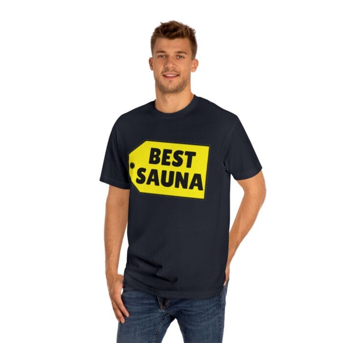 "Best Sauna" | American Apparel Sauna Shirt | Unisex Classic Tee - Image 12