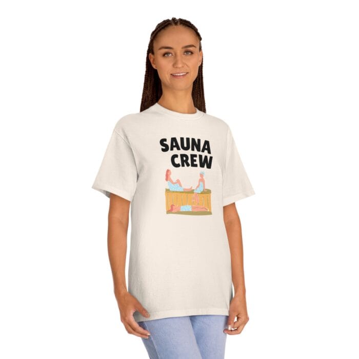 "Sauna Crew" | American Apparel Sauna Shirt | Unisex Classic Tee - Image 9