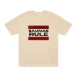 "Saunas Rule" | American Apparel Sauna Shirt | Unisex Classic Tee - Image 2