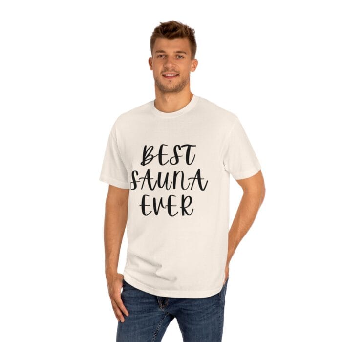 "Best Sauna Ever" | American Apparel Sauna Shirt | Unisex Classic Tee - Image 10