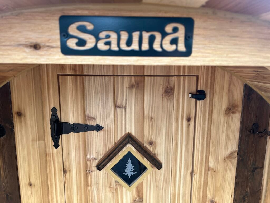 Side-by-side comparison of untreated wood vs. polyurethane-coated cedar