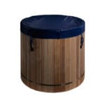 Spacious overflow view of cold plunge tub interior