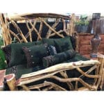 Cedar Log Twig Bed | Handcrafted Rustic King Size Bed Frame | All Sizes - Image 9