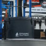 Setting up the inflatable cold tub with manual pump