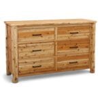 Handcrafted Headwaters 6 Drawer Wood Dresser