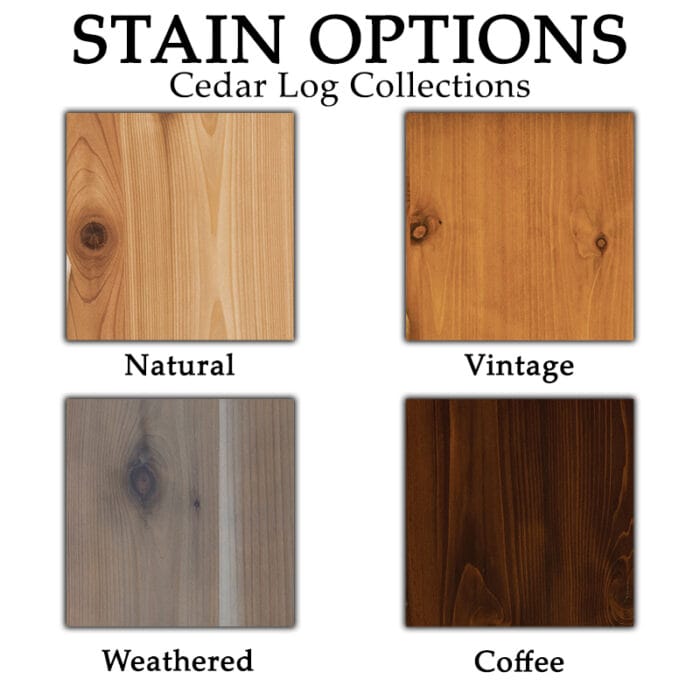 Fireside Lodge Cedar Log Twig Bed made in Northern Minnesota