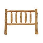 Voyageur Traditional Bed | Handcrafted Log Cabin Bed Frame | Fireside Lodge Collection - Image 3