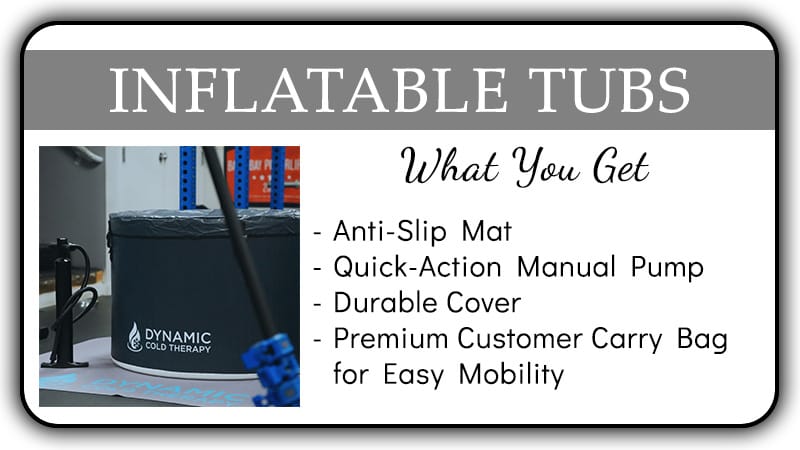 Oval cold plunge tub in outdoor backyard setting