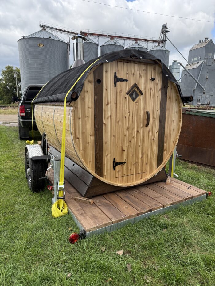 6.5′ × 8′ Crank-Down Drop Trailer for Sauna Builds - Image 9