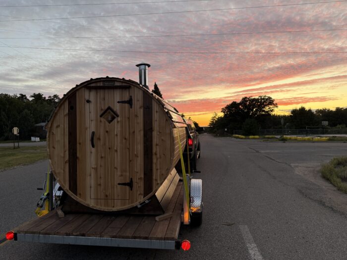 Sauna Trailer | Crank-Down Galvanized Steel | Multiple Widths and Lengths - Image 4