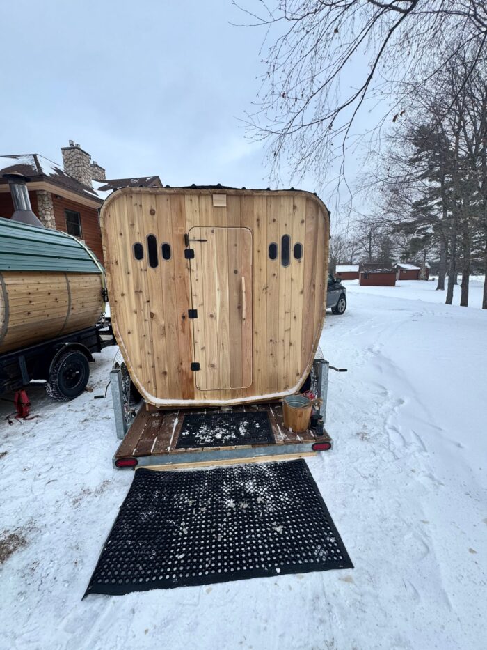 Sauna Trailer | Crank-Down Galvanized Steel | Multiple Widths and Lengths - Image 14