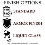 Solid wood dining table with smooth-sanded finish