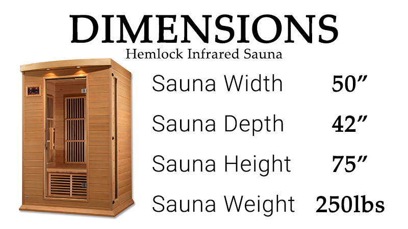 Low EMF 2 person indoor infrared sauna buy featuring carbon heating panels
