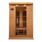 Red light therapy feature in new 2 person indoor infrared sauna buy models