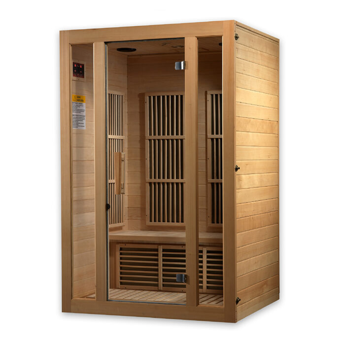 LED control panel inside Seattle affordable indoor infrared sauna