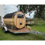 Galvanized Steel Drop-Down Mobile Sauna Trailer | Level & Portable - Image 11