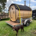 Galvanized Steel Drop-Down Mobile Sauna Trailer | Level & Portable - Image 9