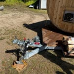 Galvanized Steel Drop-Down Mobile Sauna Trailer | Level & Portable - Image 13